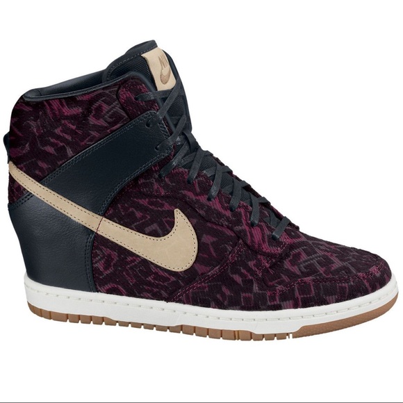 Nike Shoes - Nike 585560-001 Dunk Sky Tribal Wedge Sneakers